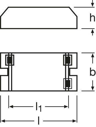 LEDVANCE QTECO 1x26W/S 1x26W EVG elektronisches Vorschaltgerät für T-Leuchten