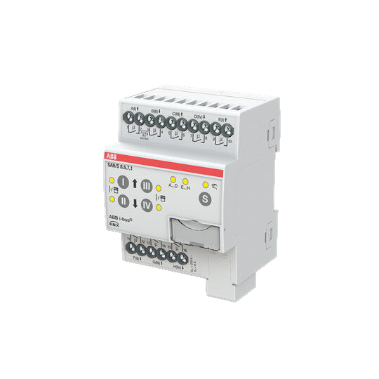 ABB SAH/S8.6.7.1 Schalt-/Jalousieaktor, 8-fach, 6 A, REG