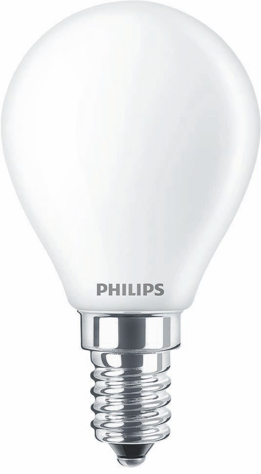 Philips 34681900 CorePro GLASS LED Tropfenformlampen, 2,2 W, 827, 250 lm, E14, nicht dimmbar