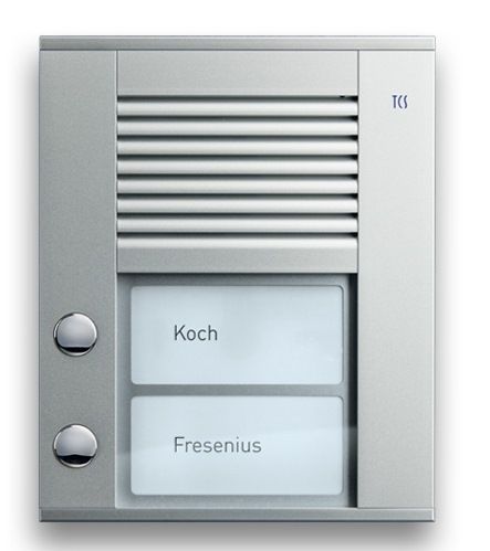 TCS PDS02-EN/04 Außenstation Sprechanalge Aufputz für 2 WE