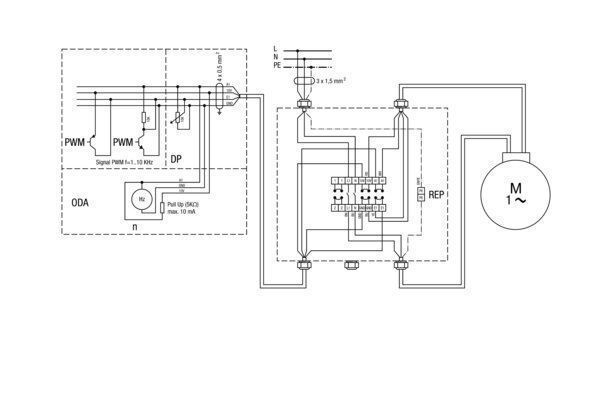 Maico MDR 18 EC Radial-Dachventilator, 167W
