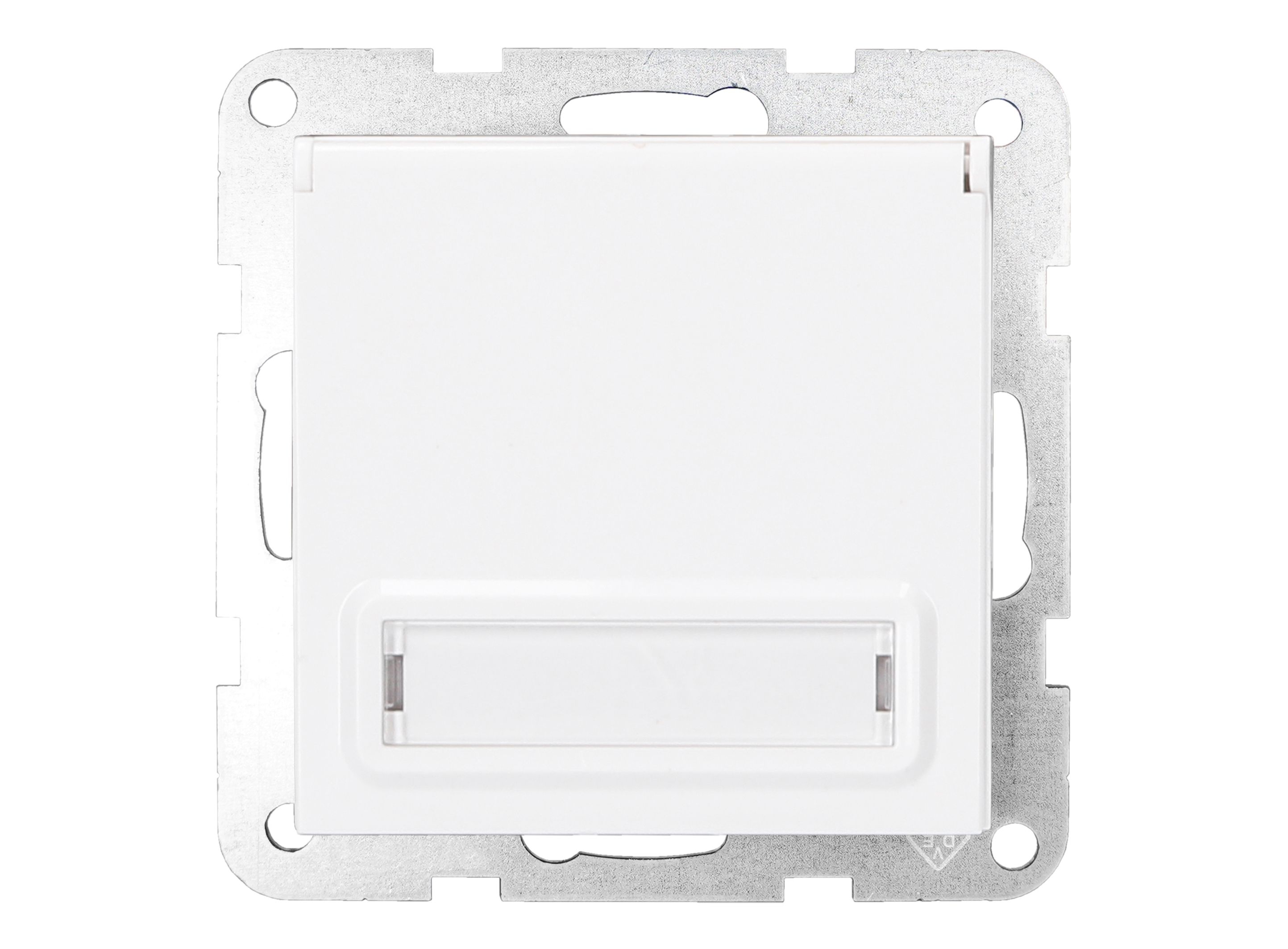 HHG Panasonic WDTT03202WH-EU1 Plus 55 Schutzkontakt-Steckdose mit Klappdeckel, beschriftbar, weiß