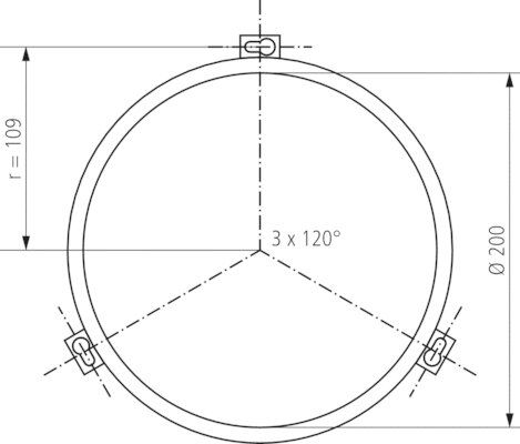 Theben 9070531 QuickSafe Ballschutzkorb