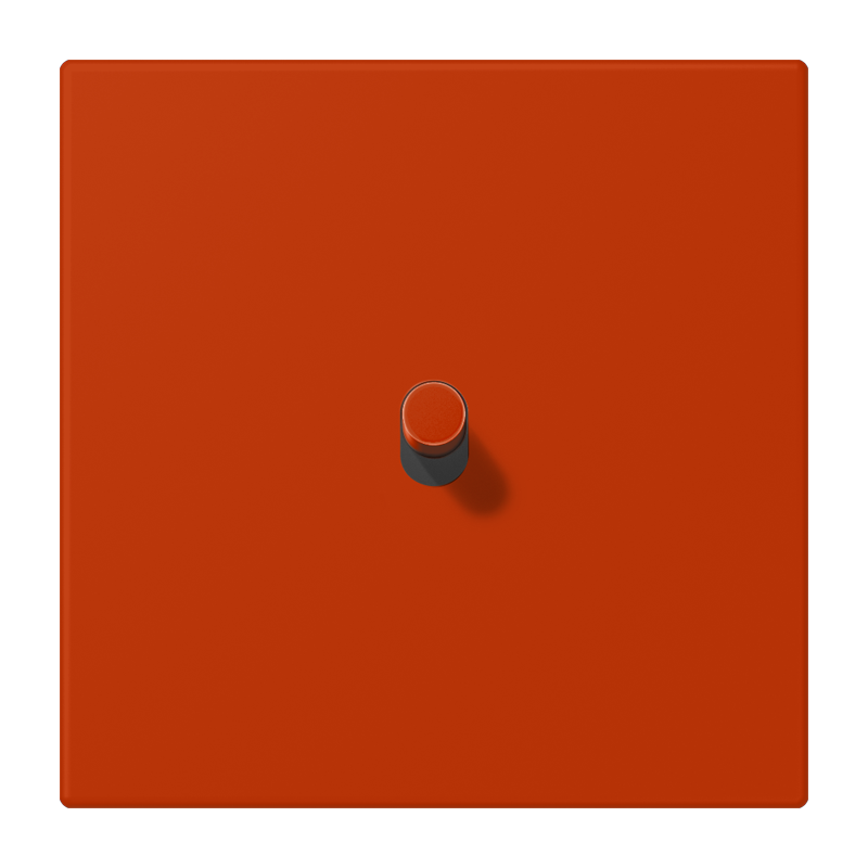 Jung LC12-0R0244 Abdeckung mit Kipphebel "Zylinder", 1 Kipphebel, rouge vermillon 59