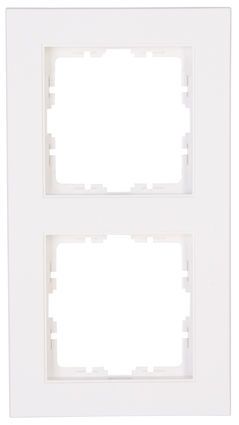 Kopp 402629005 HK07 - Abdeckrahmen 2-fach, Farbe: reinweiß