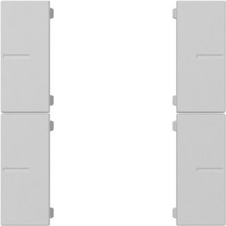 Gira 5018015 Wippenset 2-fach Tastsensor 4.55 Plus, grau matt (lackiert)