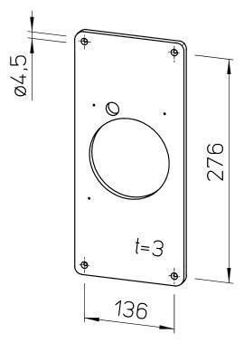 Helios MiniVent MBR 90/160/300 Montageblende