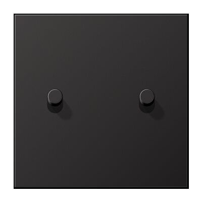 Jung AL12-5DR01 Abdeckung mit Kipphebel "Zylinder", 2 Kipphebel, Serie LS 1912, dark (lackiertes Aluminium)
