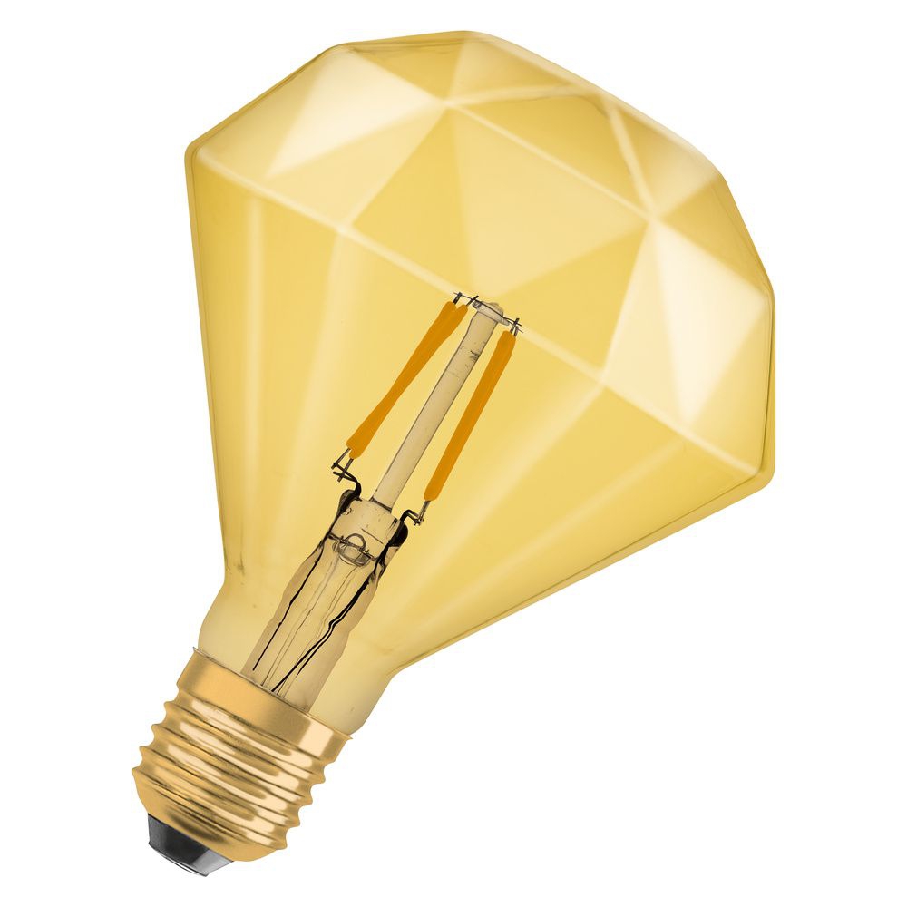 Ledvance 4058075091955 Vintage 1906® LED Diamond, 300 °, 4 W, 824, 470 lm, E27, nicht dimmbar