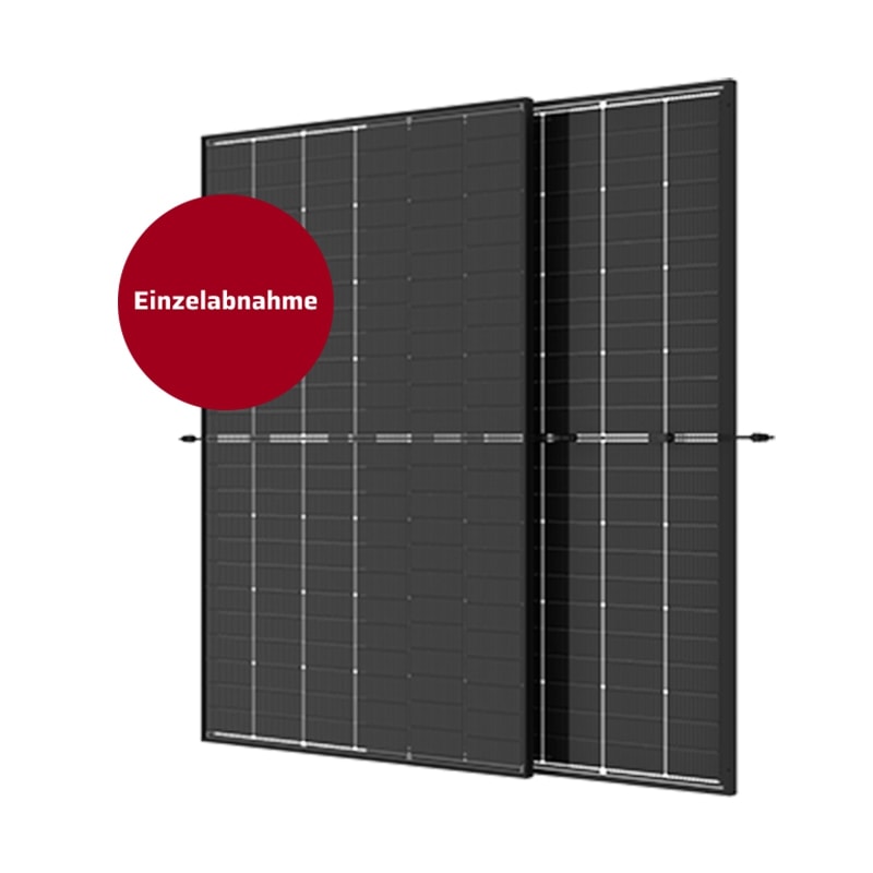Trinasolar TSM-435NEG9RC.27 TopCon Hochleistungssolarmodul Glas-Glas bifazial Vertex S+, 435Wp black frame, Einzelabnahme