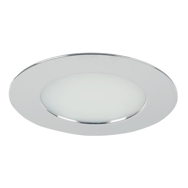 Brumberg 12109023 LED-Einbaudownlight, rund, starr, 12 V DC, 3,3 W, 60°, 2900 K, chrom