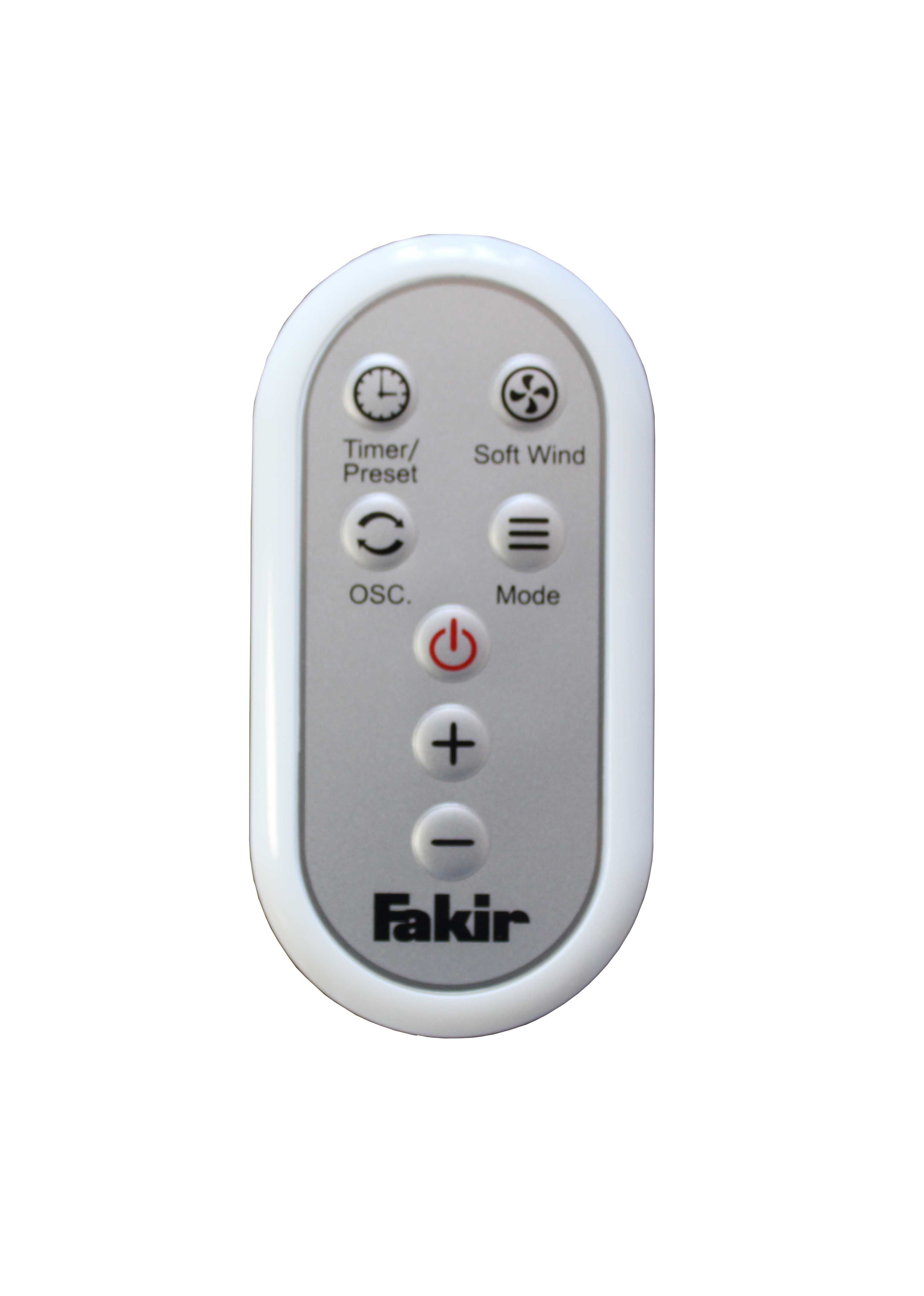 Fakir 6965009 Standventilator Premium, 70°/20°, 36W, 22 Stufen, Fernbedienung, Timer-Funktion