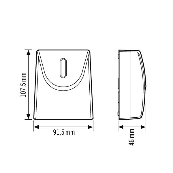 ESYLUX ED10025464 Dämmerungsschalter DEFENSOR TS T IR 1C IP55