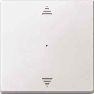 Merten 625519 Wippe für Tastermodul 1-fach mit Aufdruck Pfeile Auf/Ab, System M, polarweiß