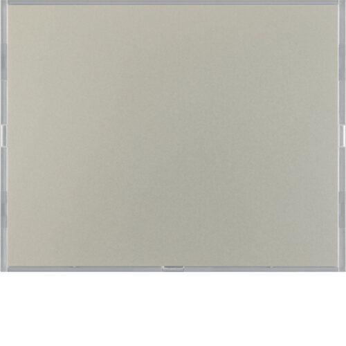 Berker 80161773 KNX Tastsensor 1fach mit Beschriftungsfeld, RGB LED und internem Temperaturfühler, K.1/K.5, edelstahl matt lackiert