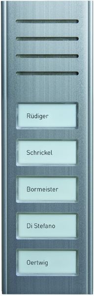 TCS ASX13005-0010 Außenstation für Sprechanlage Aufputz für 5 WE