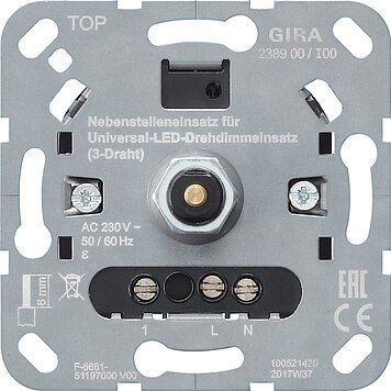 Gira 238900 Nebenstelle für LED-Drehdimmer 245500