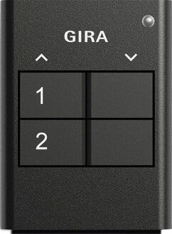 Gira 535210 eNet Funk-Handsender, 2 Kanal, 868,3 MHz