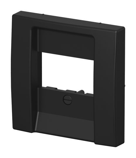 Busch-Jaeger 2539-915 Zentralscheibe für UAE/TAE/USV/VGA/HDMI, Busch-balance SI, schwarz matt