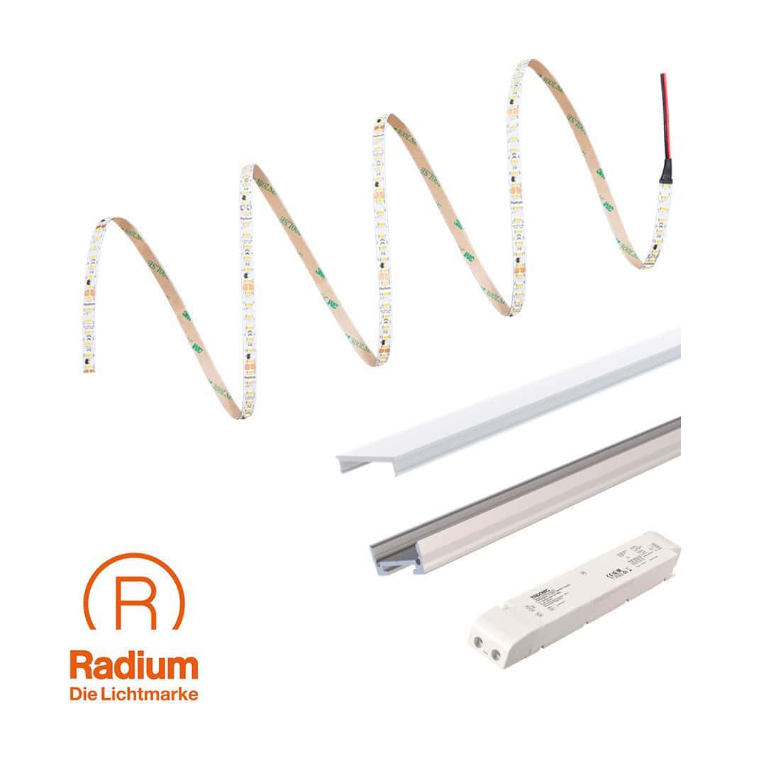 Radium E24-RSTA2145-D-BT LED-Strip-Set 2200 S 830/24V, dimmbar über Bluetooth, 5Meter