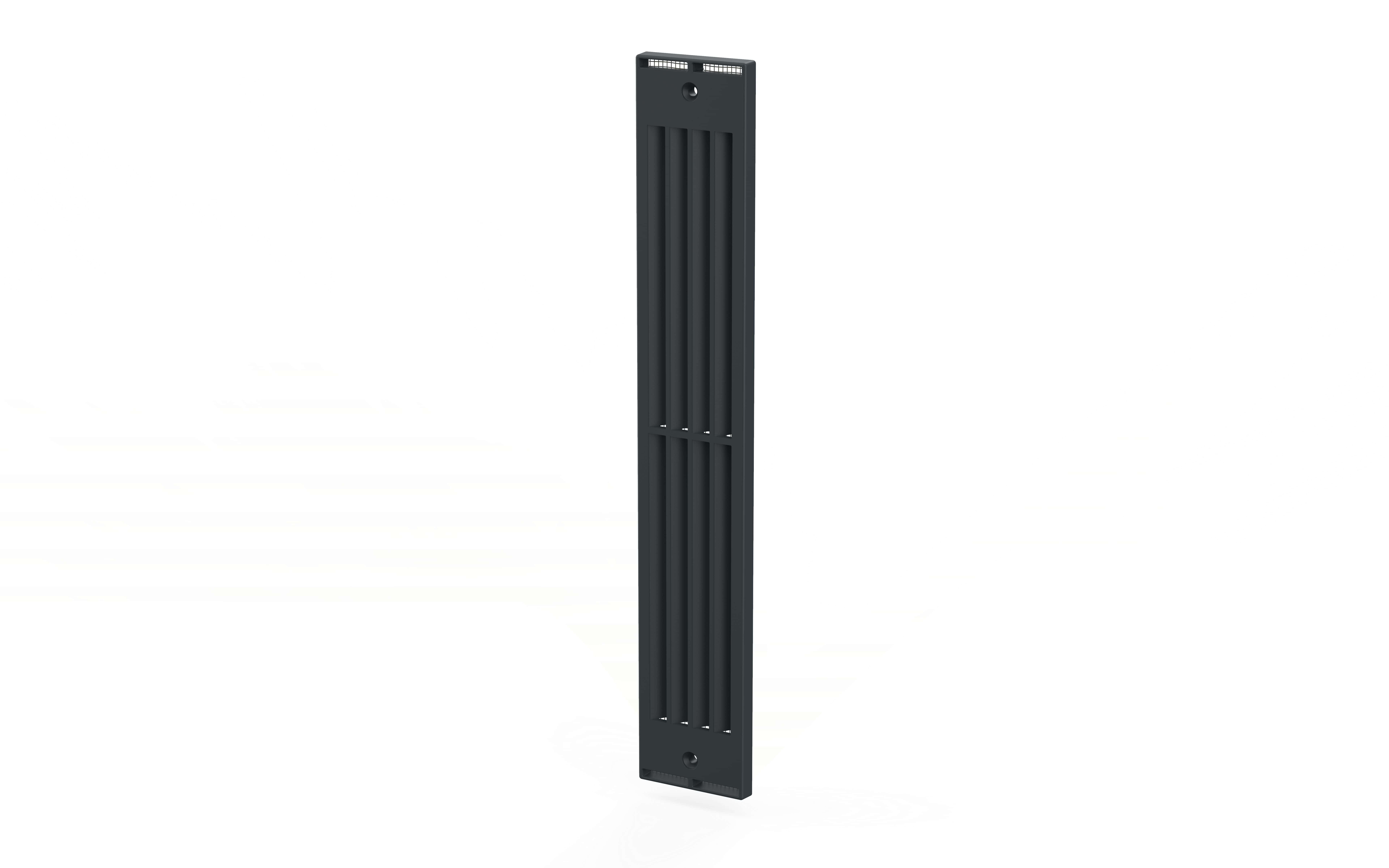 Zewotherm 14170035 Laibung silentAir Gitter, ASA, effektive Schallreduzierung, robustes Material, einfache Montage, vielseitig einsetzbar, anthrazit