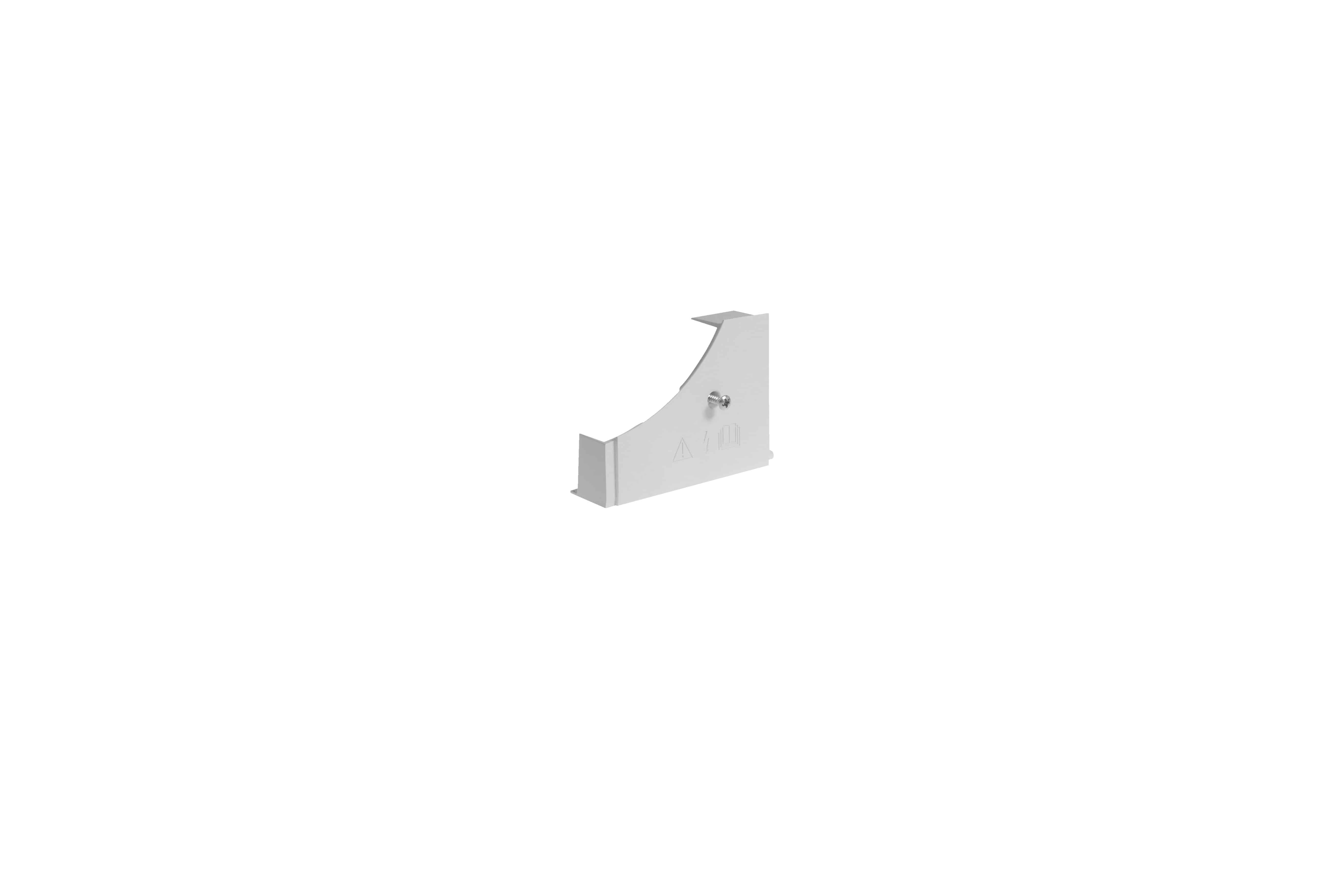 Zewotherm 14170019 ZEWO Elektroabdeckung rechts, Ersatzteil für SmartFan F+K, robustes Material, einfache Montage, optimale Passgenauigkeit, weiß