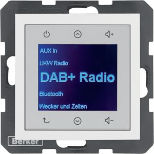 Berker 29848989 Radio Touch UP DAB+, S.1/B.x, polarweiß glänzend