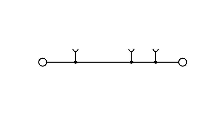 Weidmüller ZDU 2.5 Durchgangs-Reihenklemme 2.5 mm², Z-Reihe