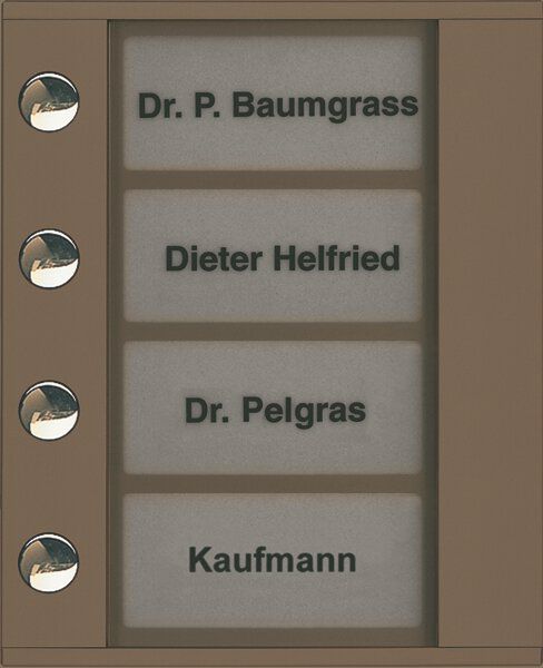 TCS PDT04-EB/04 Klingeltastenerweiterung AP für 4 WE