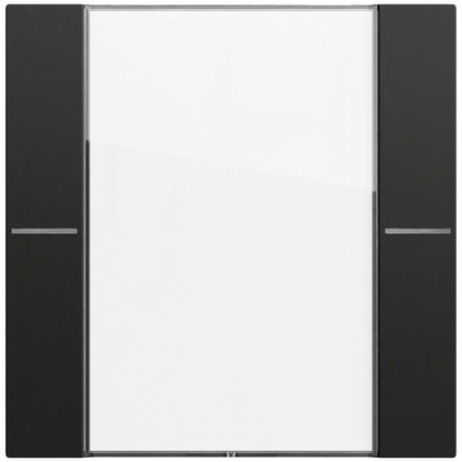 Gira 577174 Wippenset 1-fach mit Beschriftungsfeld für Tastsensor 4.70, System 70, schwarz matt (lackiert)