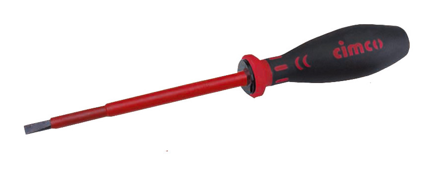 Cimco 11 7702 Isolierte Schraubendreher 1000V Schlitz  BxHxL 3,0 x 0,5 x 100 mm Länge 185mm