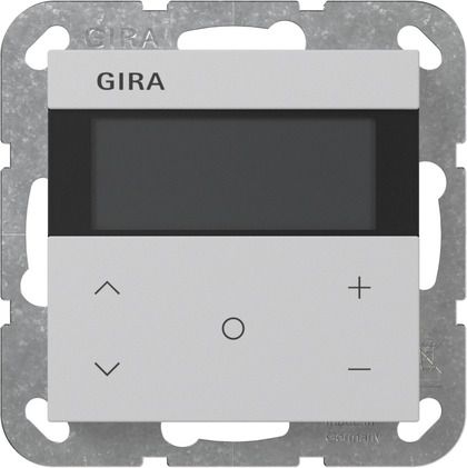 Gira 2006015 Raumklimasensor HLK Standard KNX, System 55, grau matt