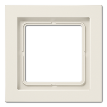 Jung LSD981W Rahmen 1-fach, senkrechte und waagerechte Montage, Duroplast, LS-DESIGN, weiß