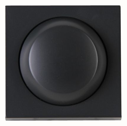 Kopp 490615005 HK07 - Dimmer-Abdeckung für Druck-Wechseldimmer, Farbe: anthrazit