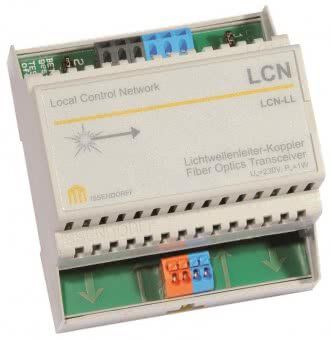 Issendorff LCN-LLG Lichtleiterkoppler für Glasfaserkabel für die Hutschiene