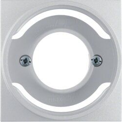 Berker 11981404 Zentralstück für Lichtsignal E14, S.1/B.3/B.7, alu matt