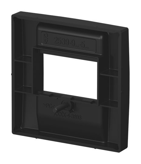 Busch-Jaeger 2539-915 Zentralscheibe für UAE/TAE/USV/VGA/HDMI, Busch-balance SI, schwarz matt