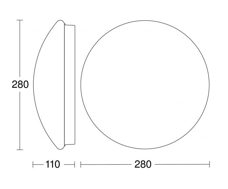 Steinel 008383 Sensor-LED-Innenleuchte RS 16 S PMMA