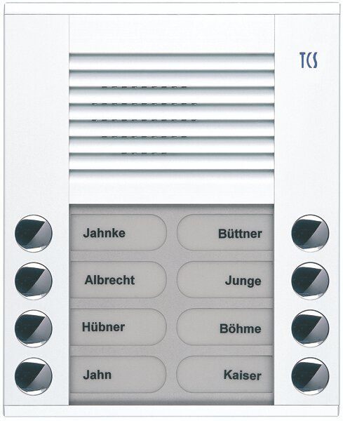 TCS PES08-WS/04 Außenstation Sprechanlage Aufputz für 8 WE