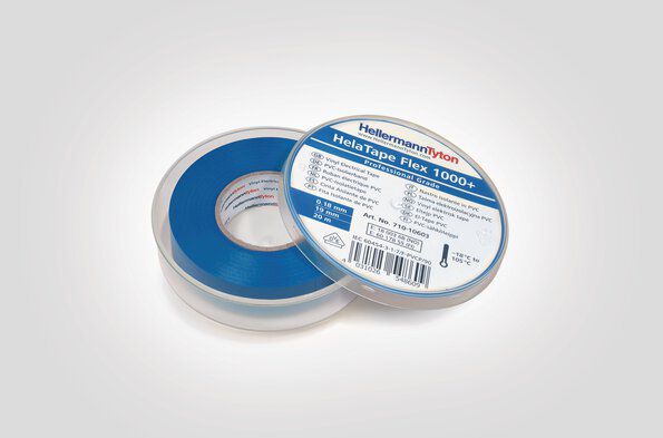 HellermannTyton 710-10603 Premium PVC-Isolierband 19x20, blau