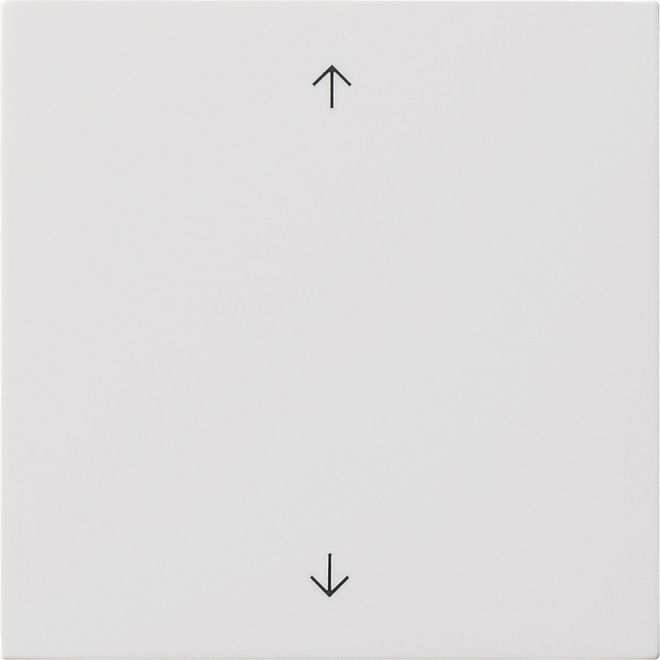 Gira 5361112 S3000 Bedienaufsatz Pfeile, Flächenschalter, reinweiß glänzend