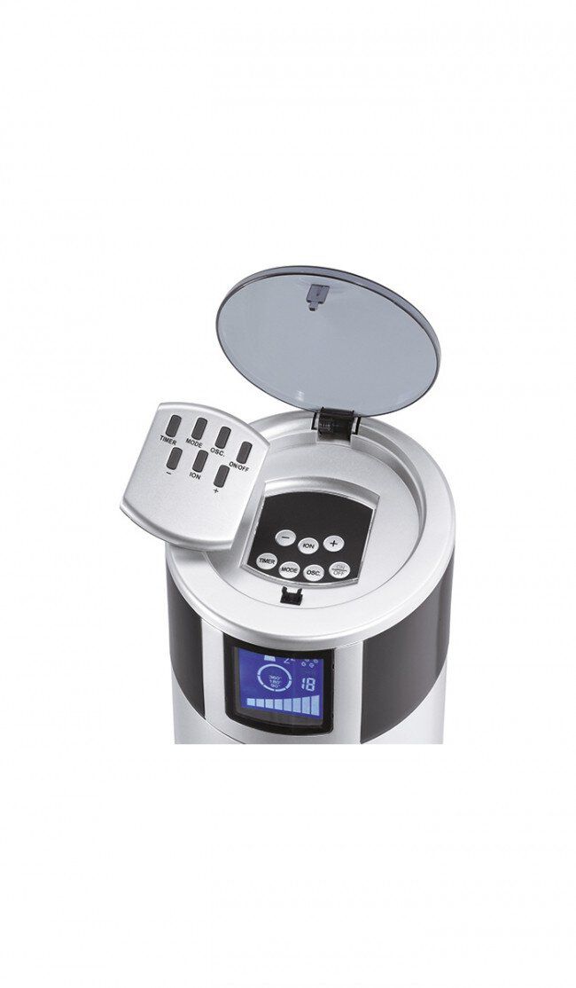 Fakir 6940009 Turmventilator Prestige, 60/180/360°, 40W, 8 Stufen, Timer-Funktion