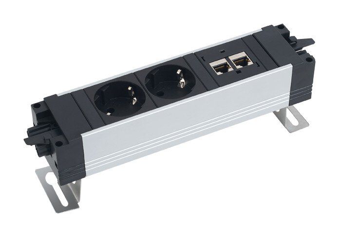 Bachmann 940.024 Haltewinkel Edelstahl mit Langloch (Schlüsselloch)