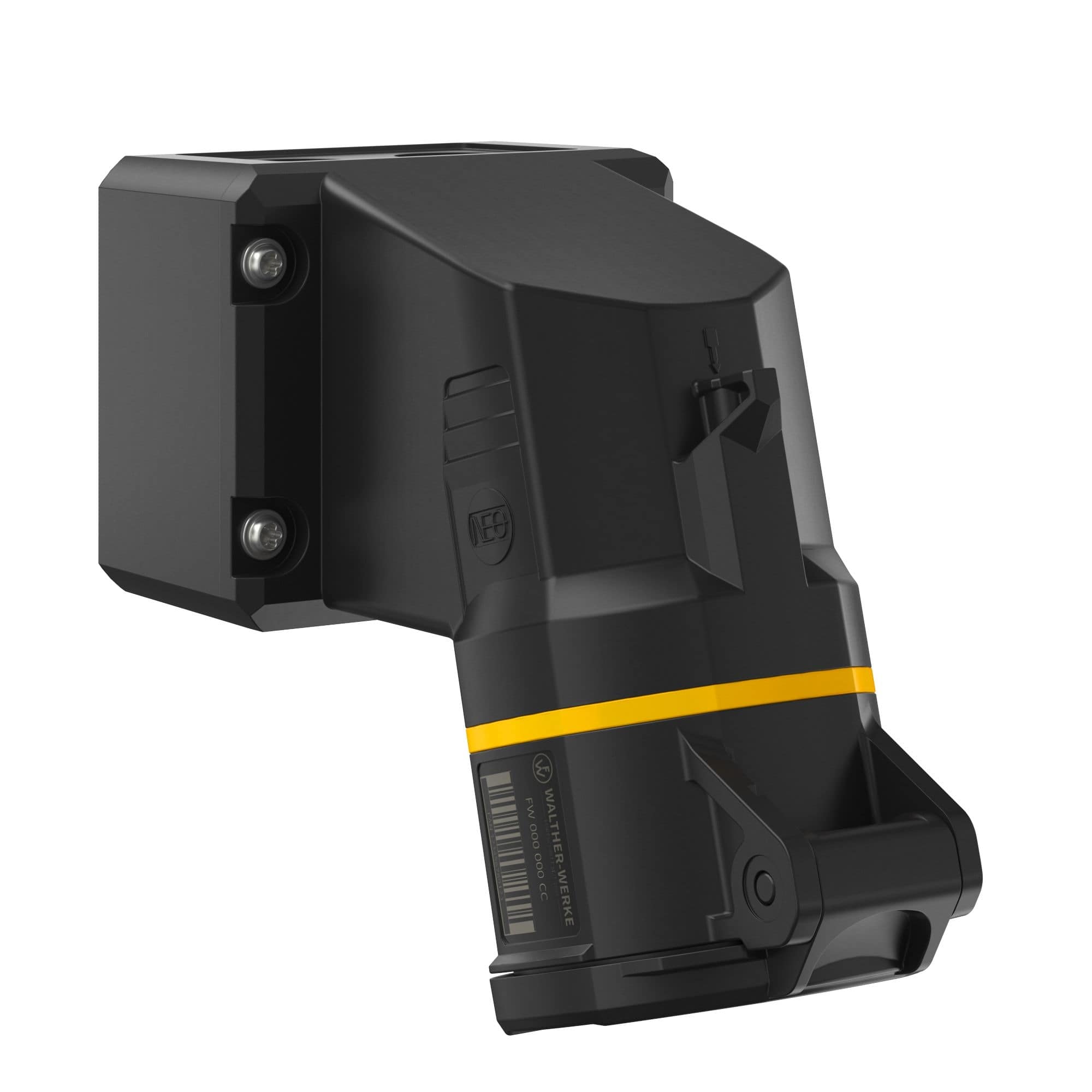Walther Werke FW111504SK CEE NEO Wandsteckdose 16A 5P 4h IP54 mit Schraubtechnik und drehbarem Boden