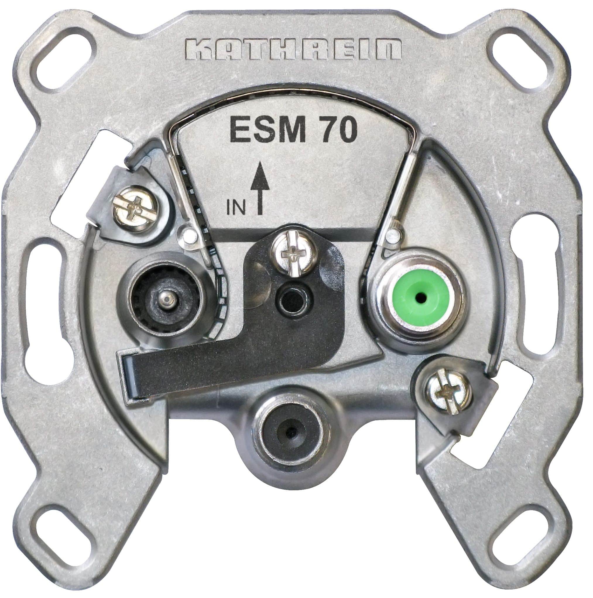 Kathrein ESM70 Sat- Modem-Einzelanschlussdose 3-fach, eine Zuleitung