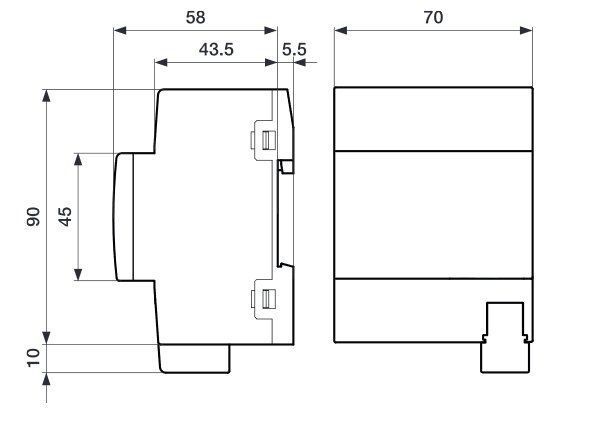 ABB SAH/S8.10.7.1 Schalt-/Jalousieaktor, 8-fach, 10 A, REG
