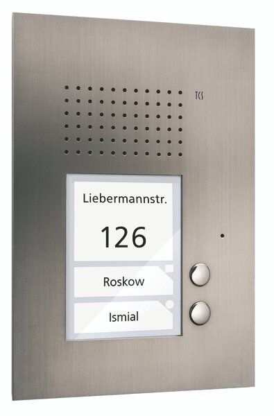 TCS PUK02/1-ES PUK Außenstation Sprechanlage Unterputz für 2 WE