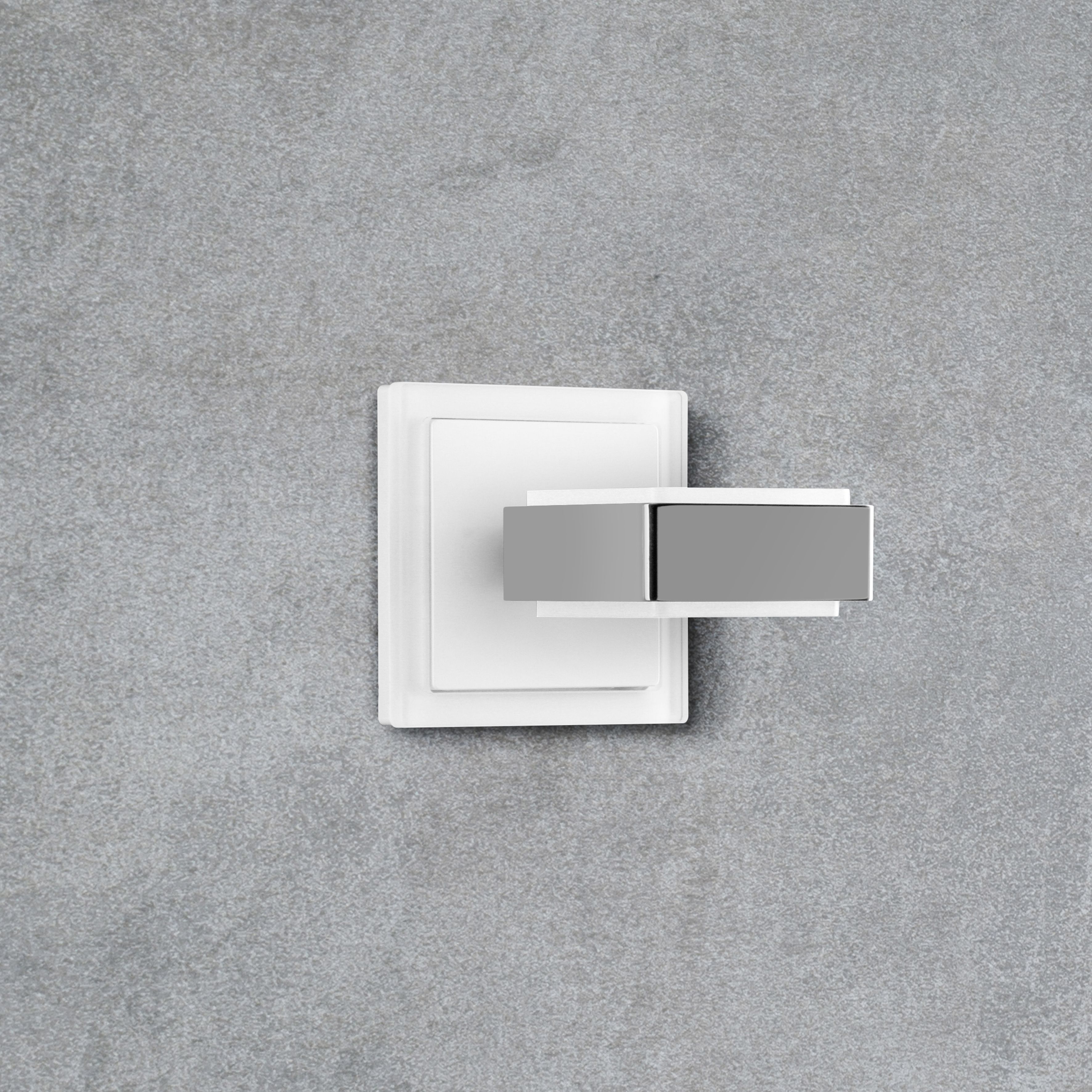 qles HWL0860 Wandlampe, für Merten System-M, beleuchtet/LED/warmweiß (3000k), Aluminium, edelmatt, IP44