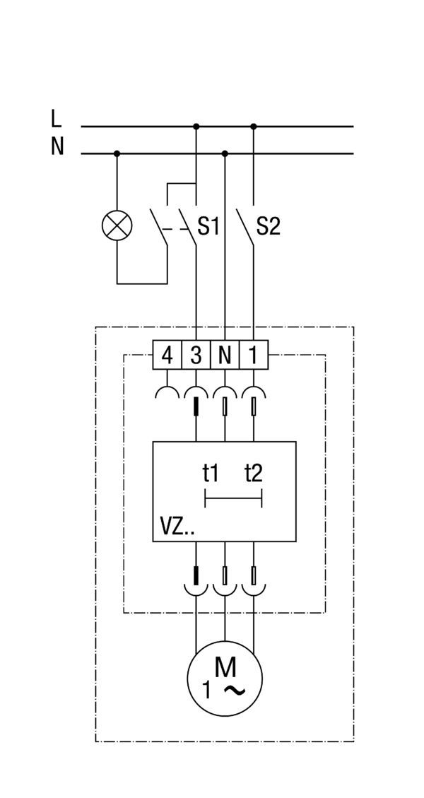Maico ER 100 VZ Ventilatoreinsatz, 100 m³/h, mit Verzögerungszeitschalter