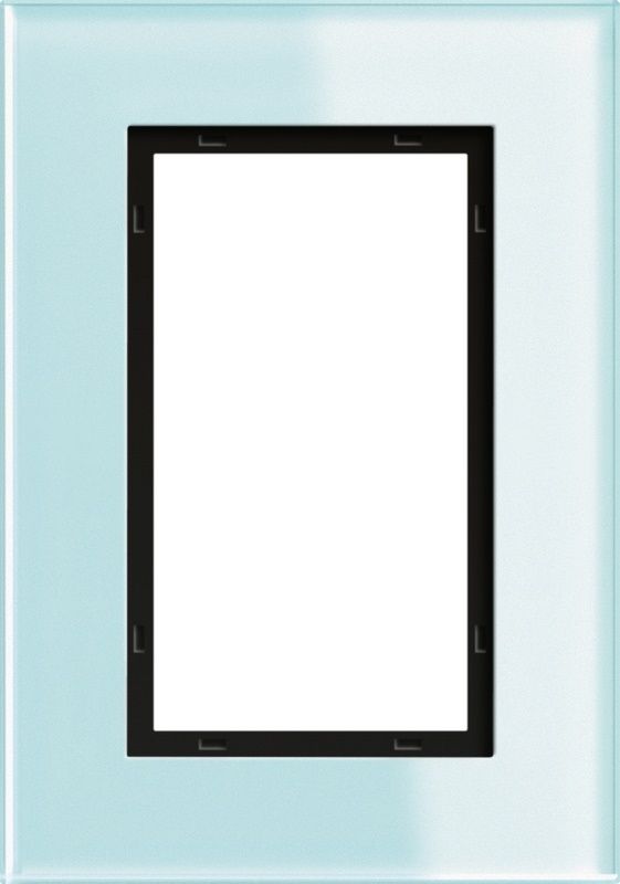 Gira 100118 Abdeckrahmen 1,5-fach, Gira Esprit, Glas mint